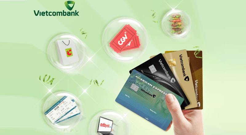 Nhiều ưu đãi khi mở và sử dụng thẻ tín dụng Vietcombank