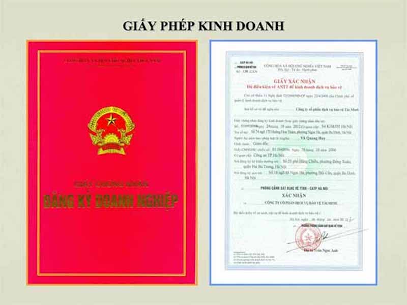 Vay tín chấp bằng giấy phép kinh doanh