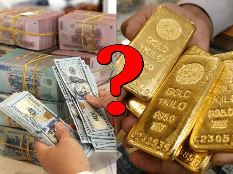 Nhiều người sẽ phân vân giữa gửi tiết kiệm và mua vàng 