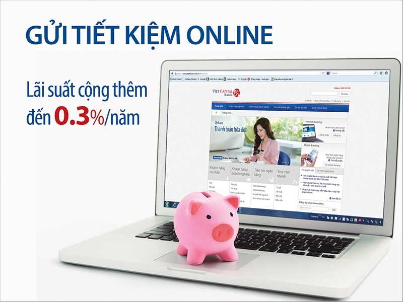 Gửi tiết kiệm online có lãi suất khá tốt