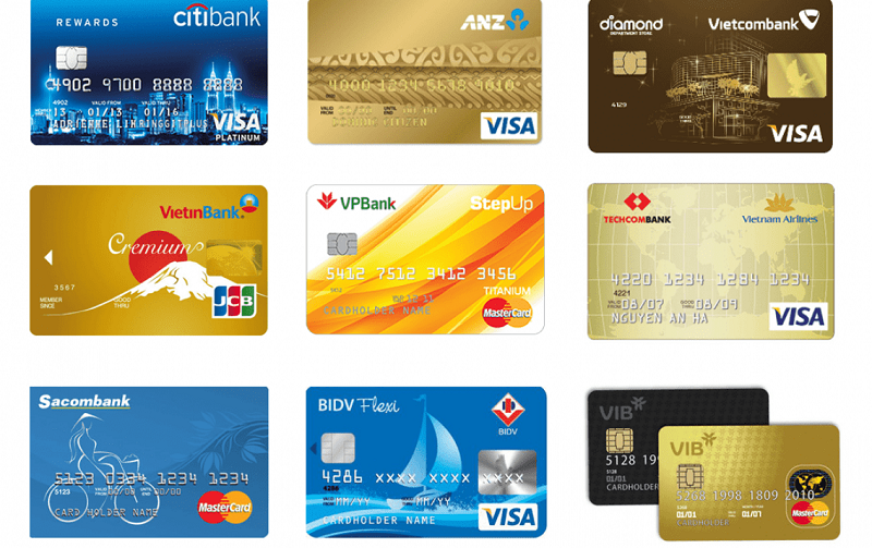 Có bao nhiêu loại thẻ tín dụng?