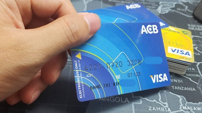 Các loại thẻ Visa ACB 